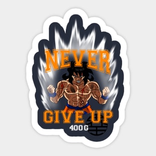 Never Give Up 400G Sticker